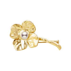 Helas | Natural Garden Freshwater Pearl Iris Brooch S925 Silver