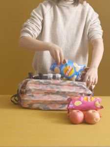 TUTU Tas Belanja Modis Lipat Tas Belanja Travel Shopping Bag Mudah Dibawa Bahan Nylon