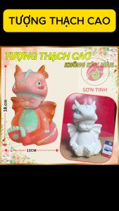 Tượng thạch cao Chú Bé Rồng BABY em bé M2 (Không kèm màu) trò chơi trẻ em