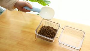 coolpet 🐶 ชามอาหารสัตว์เลี้ยง ที่ให้อาหารแมว สุนัข ชุดชามคู่ แบบเอียง สินค้าพร้อมส่ง