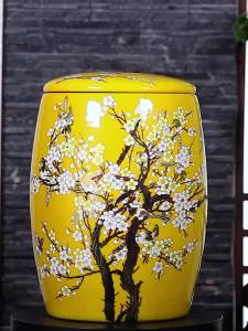 rice storage container 5kg- 25kg/kilos Ceramic airtight porcelain big jar with lid rice urn ceramic