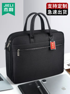 Multi-Layer Briefcase Mens Business Travel Documents Computer Bag Men Portfolio Handbag A4 File Package Printing