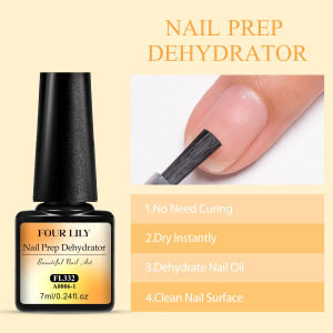 7ml Nail Dehydrator and Nail Primer Acid Free Natural Nail Prep for Acrylic and UV Gel Nail Polish Fast Dry Superior Bonding Set
