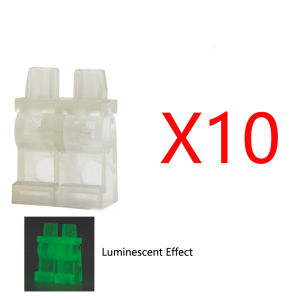 10PCS Minifigs Legs And Hips DIY Enlighten Block Bricks Compatible With Assembles Particles Toys For Childrens Christmas Gift