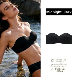 GAINREEL | Adjustable Strap Gathering Small Bust Half-Cup Wireless Bra