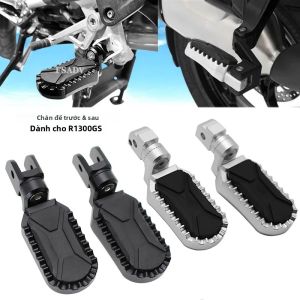 Chỗ Để Chân BMW R1300GS Có Thể Điều Chỉnh Xoay Được Bằng Nhôm Cho Người Lái Và Người Ngồi Sau Có Lớp Phủ Cao Su Dành Cho Phụ Kiện Xe Máy BMW R1300 GS ADV 2023-2025