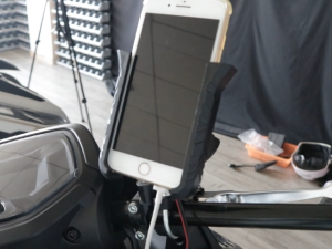 Universal Motorcycle Mobile Phone Holder Mount With 4 Colors Rearview Mirror & Handlebar Models