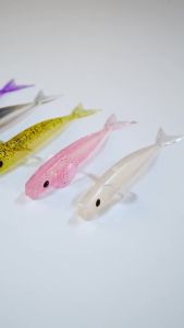 Kingdom | Mồi Câu Mềm Kingdom Sinking 100mm 4.2g Đuôi Chẻ Bằng Silicon Dành Cho Cá Bass Cá Hồi Cá Pike Cá Walleye - Dụng Cụ Câu Thả Rơi Không Vướng Cỏ