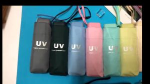 BNE home Rain Day Mini Umbrella 5 Fold Sunscreen Anti-UV Sunscreen Umbrella