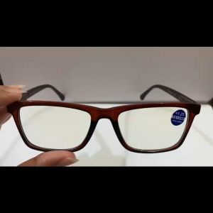 Kacamata Baca Plus Melihat Jarak Dekat Burem Tidak Jelas Serta Lensa Di Lengkapi Anti Radiasi Sinar HP/Komputer Laptop & TV Yang Membuat Mata Lelah +1.00 sd +3.00 Pria Wanita Frame Coklat Engsel Per - BLUERAY PLUS MURAH