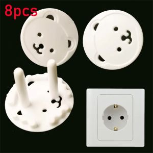 EU Power Socket with 360-Degree Rotating Cover for Child Safety and Anti Electric Shock Protection