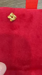 Poh Heng Jewellery 22K Knot Earrings in Yellow Gold[Price By Weight]