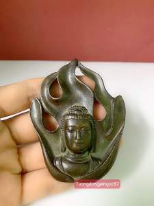 Tượng đồng cắm nhang trầm hình phật thích ca