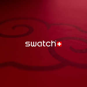 Swatch New Gent RIDING THE CLOUDS SUOZ369 Brown Silicon Strap Watch