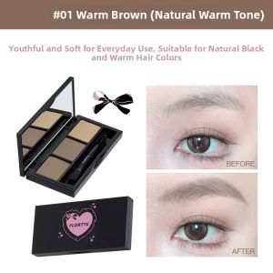 FLORTTE | Tri-color Brow Powder Pencil Waterproof