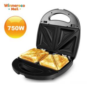 Quick Cooking Waffle Maker Easy Clean Non-Stick Electric Breakfast Machine Portable Pancake Maker Household for Lunch Snack Cake