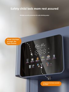 110V Color Screen Instant Hot Water Dispenser Filter Pumping Type Clean Drink Mechanical and Electrical Kettle Milk Instant Hot Water Dispenser