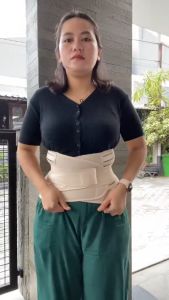 Korset Pelangsing Sehabis Melahirkan - Korset Pengencang Perut Buncit Habis Melahirkan Stagen Pembentuk Tubuh