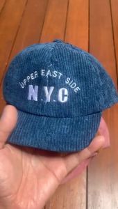 MASTAKA - Topi Anak Baseball Cap Kids Bahan Corduroy Boston New York