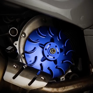 Kipas Fan Magnet Aluminium Cnc Luigy Gold Vespa Sprint Primavera Lx S Lxv Gts