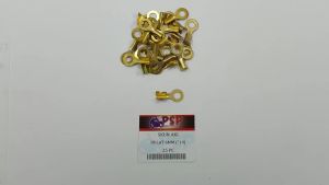 Skun Aki Bulat 6mm Baut 10 (Harga Per Pak Isi 25) - Scun Sekun Klem Terminal Accu Soket Socket Ring