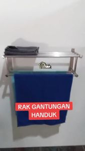 gantungan handuk kamar mandi sap 2 jemuran handuk