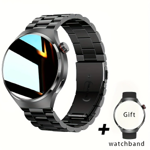 2025 New Watch 4 GT Series Smart Watch Men AMOLED Screen Heart Rate Health Monitoring Bluetooth Call Business Smartwatch Man
