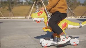 Children dinosaur Cavalry Kick Scooter