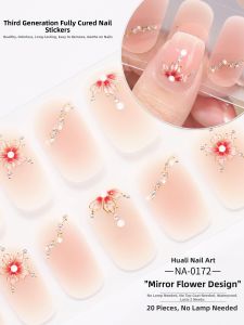 Chinese Style Hand-painted 3D Waterproof Nail Stickers
