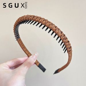 Anti-slip Hair Band with Teeth Forehead Accessory