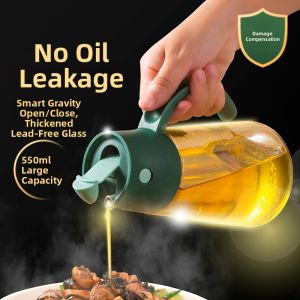 MAGIC KITCHEN | Magic Kitchen Glass Oil Bottle with Leak-Proof Auto-Opening Large Capacity