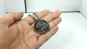 Openwork Vintage Jesus Pendant Necklace Stainless Steel Punk Biker Necklace For Men Fashion Amulet Jewelry Gifts Dropshipping