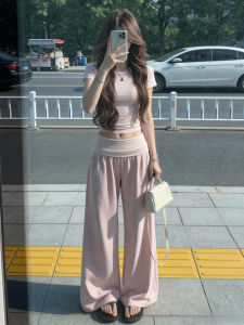 SENWA | Slimming Korean Style Ootd Pink Womens Set
