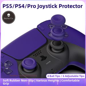 Skull & Co PS5/PS4/NS pro Controller Thumbstick Caps Anti-Slip Sweatproof Heightened Protective Caps for Gaming Accessories