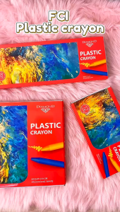 Diamond&FCI Plastic Crayons (12/18/24) Colors Non Toxic Crayons Easy to Hold Large Crayons for Kids Safe School Home Supplies