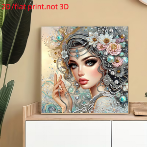 2D/Flat1 Diamond Painting Frameless Painting Character Pattern Canvas Material Is a Good Product for Personal Use and Gifts