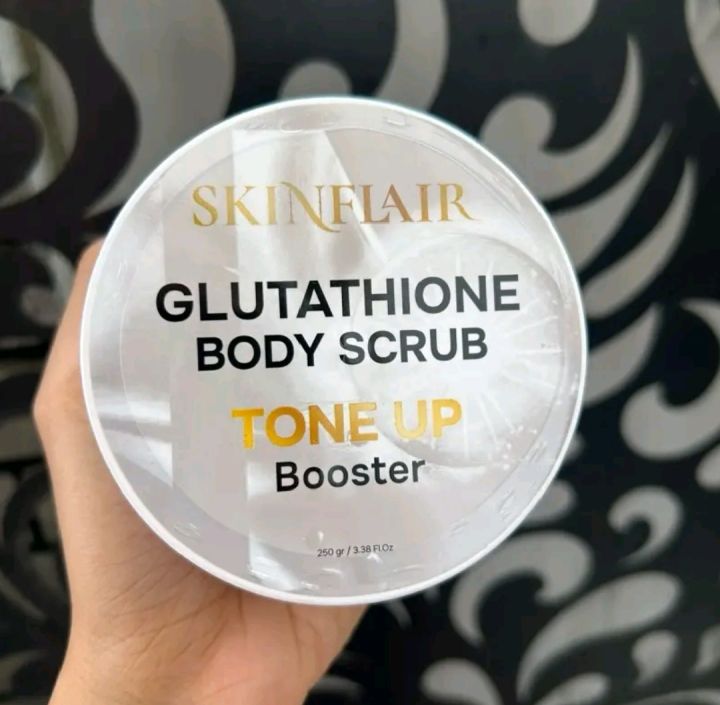 Glutathione Body Scrub Tone Up Booster by Skinflair Pembersih Kulit  Whitening Produk Perawatan Kulit Indonesia Krim Pemutih Alami - Lazada |  Lazada Indonesia