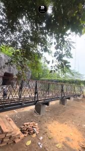 Decking kayu asli bengkirai papan - polos 2 sisi