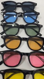 GUK Kacamata Wanita Pria Optik Anti Sunglass Dengan Korean Fashion Small Candy Color Sunglasses Kacamata Hitam K33 4002 COD