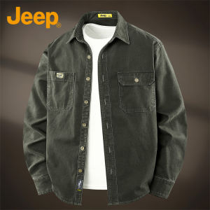 Jeep | Vintage Style Mens Cotton Shirt