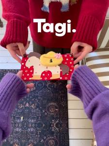 Tagi. Magi Puffy Diamond Chinese New Year Red Envelope