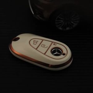 Bao Da Vỏ Bảo Vệ Ốp Chìa Khóa Bọc Chìa Khóa Dùng Cho Ô Tô Mercedes C E S GLC GLE GLS MAYBACH năm 2022 Nhập Khẩu