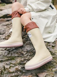 Giày Đi Mưa Ống Cao Dành Cho Cặp Đôi Giày Leo Núi Ngoài Trời Không Thấm Nước Thời Trang/ Phong Cách Nhật Bản Thiết Kế Nam Và Nữ Giày Đi Mưa Câu Cá