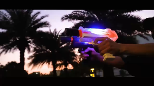 🔫 UZI-Style Fully Automatic Electric Water Gun for Kids | Continuous Spray Soaker Blaster | Summer Outdoor Water Battle Toy