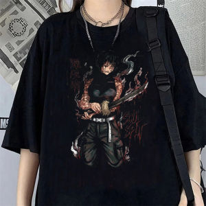 2026 Fashion Maki Zenin T-shirts Women Japanese Anime Comic T-shirts Jujutsu Kaisen Female Funny Clothing