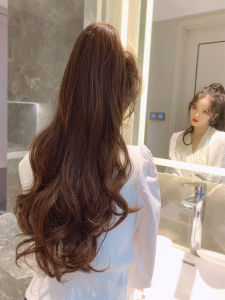 MONLEYTA | Womens Long Curl Wig High Ponytail Hair Extension Fake Tail Natural Seamless Braid Hair Piece With Hair Clip Fashionable