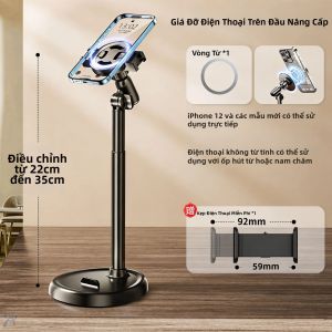 HOOYS | Giá Đỡ Điện Thoại Và Máy Tính Bảng Để Bàn Có Thể Điều Chỉnh Độ Cao Có Thể Gập Lại Xoay Được Được Gia Cố Dày Dặn Điều Chỉnh Tự Do Giá Đỡ Tiện Dụng