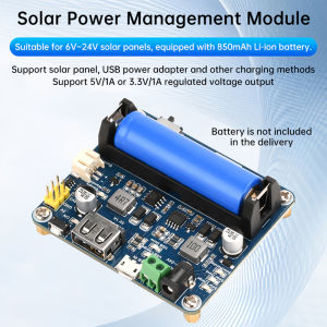 6V 24V Solar Panel Power Management Module Solar Charging Support MPPT 850mAh Lithium Battery Suitable Arduino Jetson Aspberry