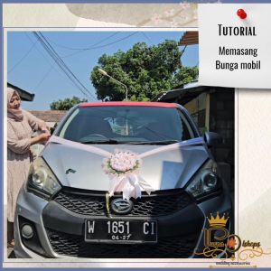 bunga mobil pengantin bunga mobil