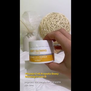 SKIN627 Vitamin C+E Propolis Dewy Glowing Cream 50g | Korea Radiant Brightening Vitality Face Cream